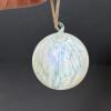 Fenton Opal Mist Carnival Glass Ornament - 2