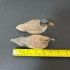 Pair of Miniature Decorative Duck Decoys - 8