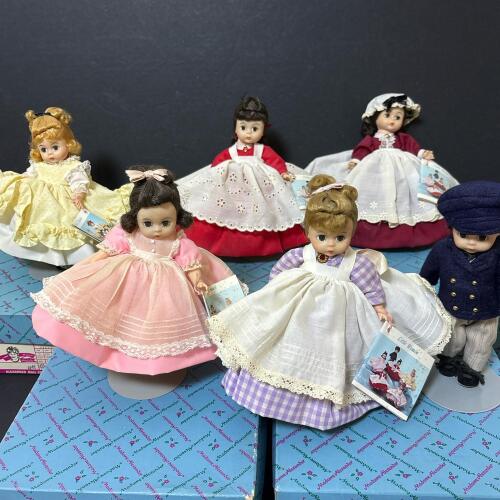Madame Alexander Little Women and Little Men Dolls with Boxes