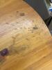 Wood Hexagon Side Table - 4