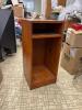 Wooden Open Shelf Cabinet