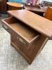 Vintage Oak Two-Door Cabinet - 4