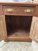Vintage Oak Two-Door Cabinet - 7