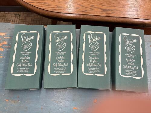 Vintage Patrician Hand Dipped Candles
