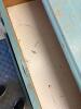Blue Painted Three-Drawer Chest - 7