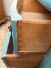 Antique Painted Wood Dresser - 6