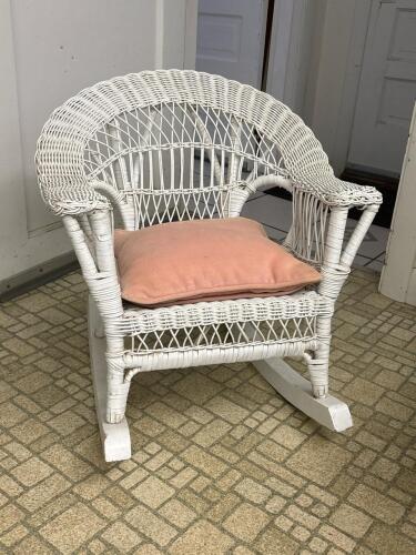 Child's Wicker Rocking Chair