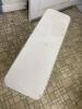 White Wicker-Style Two-Shelf Bookcase - 4