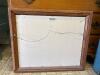 23" x 19" Framed Cardinal Cross Stitch Signed Marcia Daley - 4