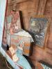 Folk Art Wall Hanging With Raised Painted Still Life Scene - 2