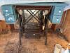 Antique Treadle Sewing Machine Base Table With Glass Top - 2