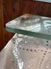 Antique Treadle Sewing Machine Base Table With Glass Top - 6