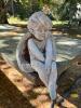 Cement Garden Cherub Statue