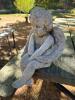 Cement Garden Cherub Statue - 2