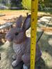 Pair of Resin Garden Rabbit Statues - 4