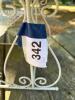 Three-Tier White Metal Plant Stand - 7