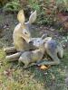 Resin Deer and Fawn Outdoor Garden Statue