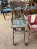 Antique-Style Wooden High Chairs - 2