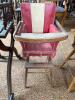 Antique-Style Wooden High Chairs - 3