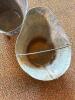 Galvanized Metal Ash Scuttles with Handles - 3