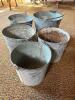 Galvanized Metal Utility Buckets