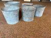 Galvanized Metal Utility Buckets - 4