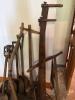 Antique Farm Tools and Saws, Rustic Primitive-Style - 4