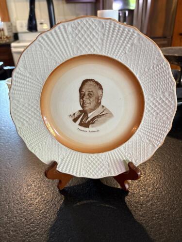 Solian Ware President Roosevelt Commemorative Plate