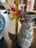 Four Decorative Ceramic and Glass Vases, Various Styles - 3