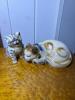Whimsical Cat Figurines