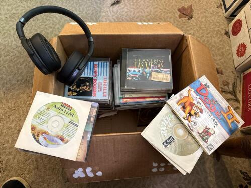 Sennheiser Wireless Headphones with Assorted Music and Software CDs