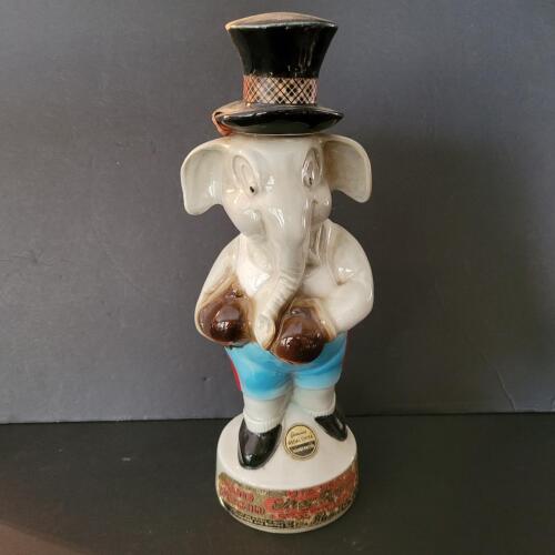 1964 Regal China Elephant Decanter for Gilbey's Spicy Royal Scotch