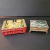 Reuge Wooden Music Box and Ornate Metal Footed Music Box - 2