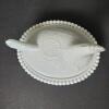 Indian Glass Milk Glass Hen on Nest - 3