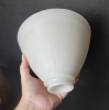 Milk Glass Lamp Shades in Mid-Century Modern Style - 4
