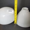 Milk Glass Lamp Shades in Mid-Century Modern Style - 6