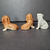 Japanese Porcelain Dog Figurines, Mid-Century Style - 4