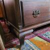 Mahogany Dresser With Mirror, Queen Anne-Style - 8