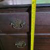 Mahogany Dresser With Mirror, Queen Anne-Style - 13