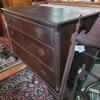 Mahogany Dresser With Mirror, Queen Anne-Style - 14