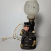 Novelty Ceramic Lamp "Never On Sunday" Drunkard Motif