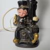 Novelty Ceramic Lamp "Never On Sunday" Drunkard Motif - 2