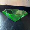 Fosteria Glass Uranium Art Deco Bowl