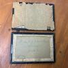 Pair of 7.5" x 5.25" Framed Beaded Pictures Dated 1934 - 2