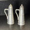 Pair of Peerless Pewter Salt and Pepper Shakers