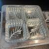 Pedestal Condiment Server with Glass Inserts - 3