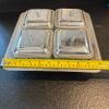 Pedestal Condiment Server with Glass Inserts - 7