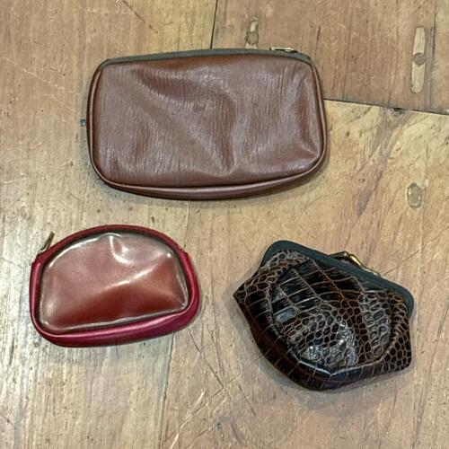 Trio of Vintage Coin Purses and Pouches