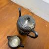 B Rogers Silver Co Silver on Copper Coffee Pot and Creamer - 2