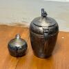 B Rogers Silver Co Silver on Copper Coffee Pot and Creamer - 5